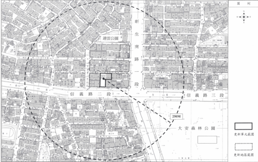 本案坐落於臺北市中正區核心地段（新生南路一段與信義路二段交匯處），基地面積約 1,112 平方公尺